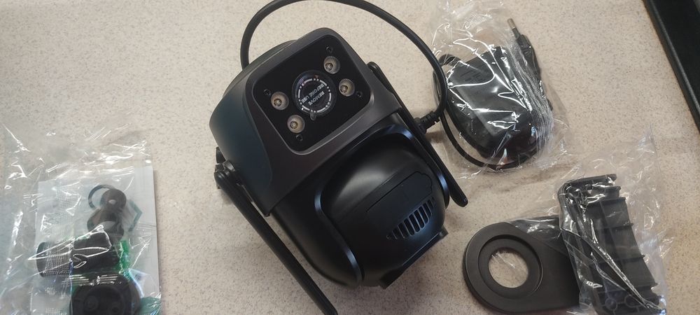 3 Камери відеонагляду 8mp (4+4) ICSee WiFi ptz відеоспостереження IMOU