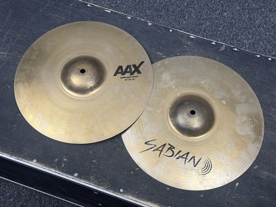 ++ Sabian AAX X-Plosion Hats 14 - Takerz takerze hihat hi-hat PERKUSJA ++