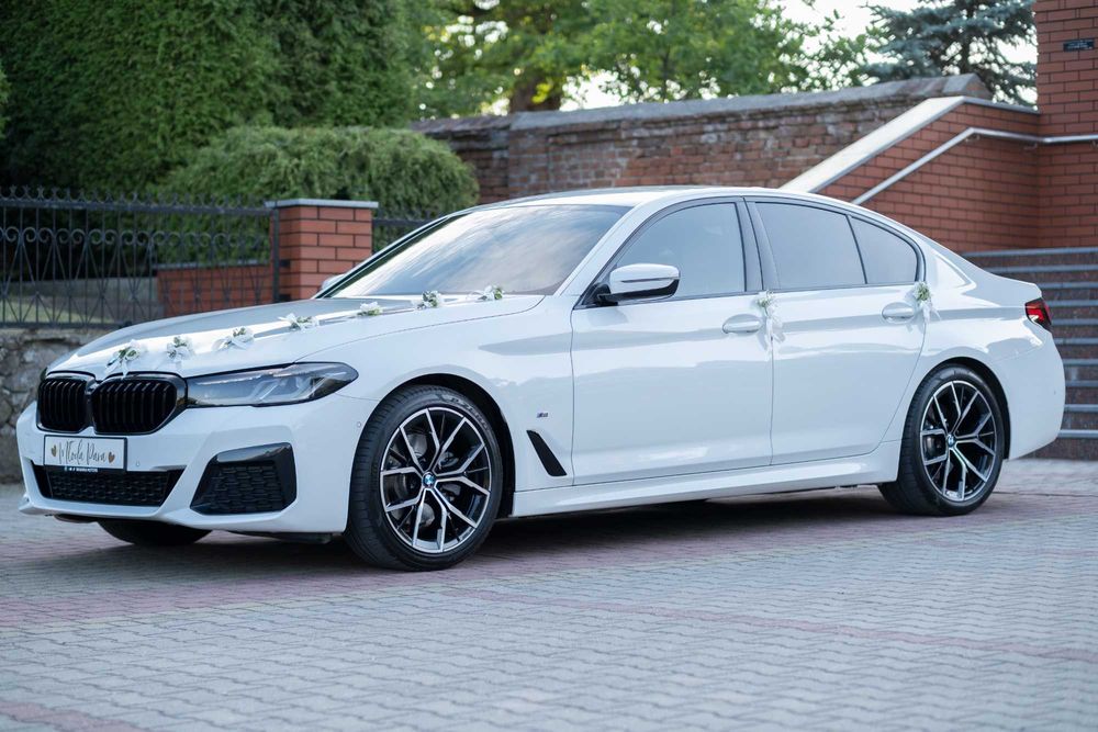 Auto Do Ślubu  Białe BMW 5 Samochód do Wesela  WOLNE TERMINY