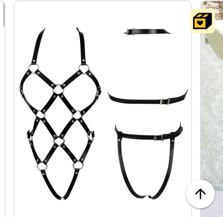 Женская портупея из кожзама