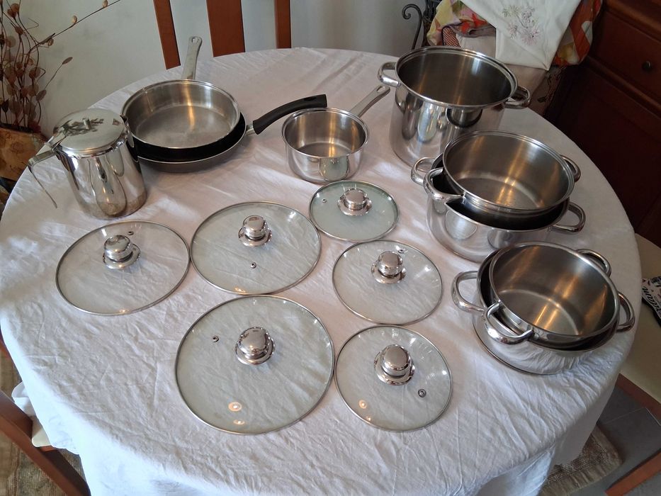 Trem de cozinha inox