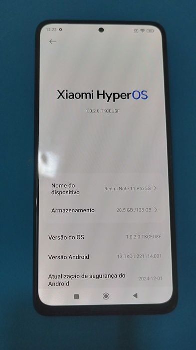Xiaomi Redmi Note 11 Pro 5G Cinzento
