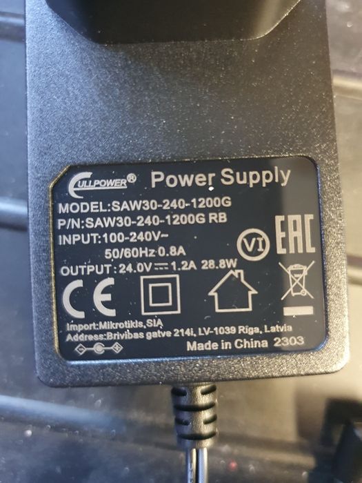 Zasilacz 24V 1,2A 28,8W