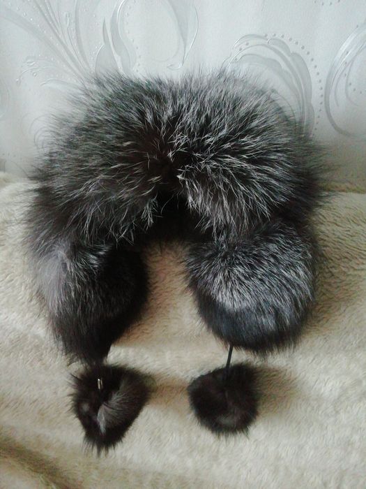 Зимова шапка песец