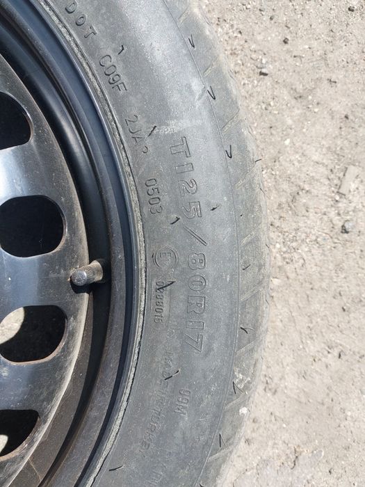 Koło dojazdowe 17 Audi 125 , 80 ,17 dojazdowka zapas