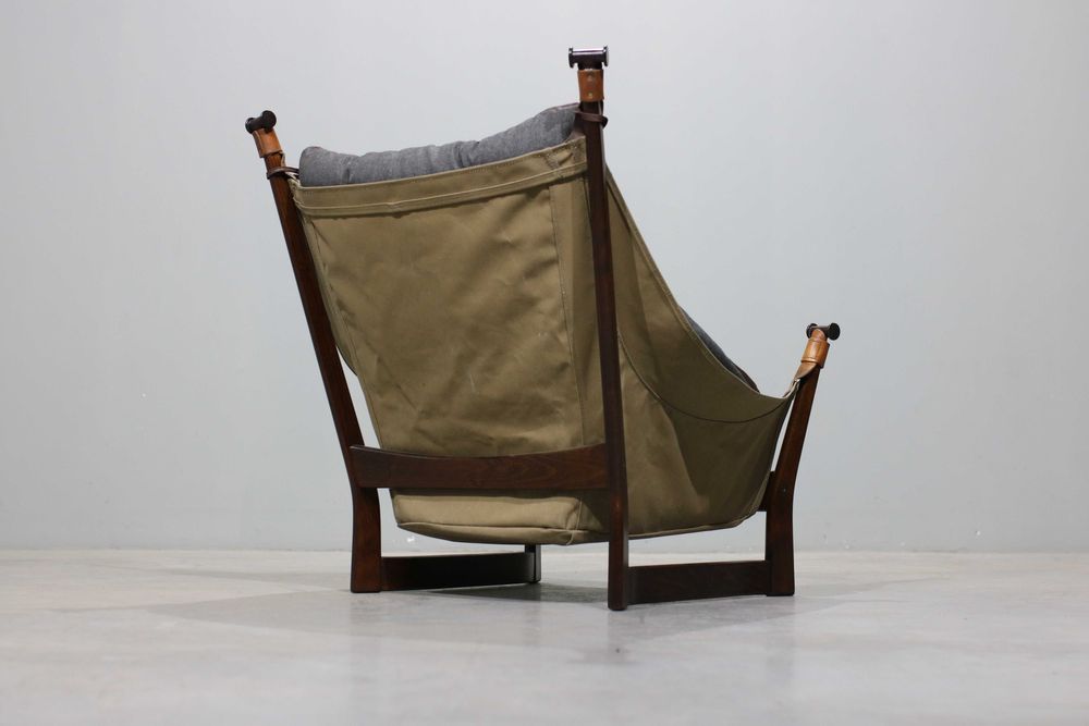 Poltrona Norueguesa Ingmar Relling em faia e couro | Westnofa