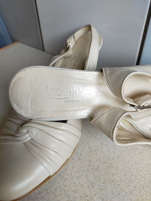 Buty Czółenka szpilk sandałyi Ryłko skórzane jak nowe 36/23 cm