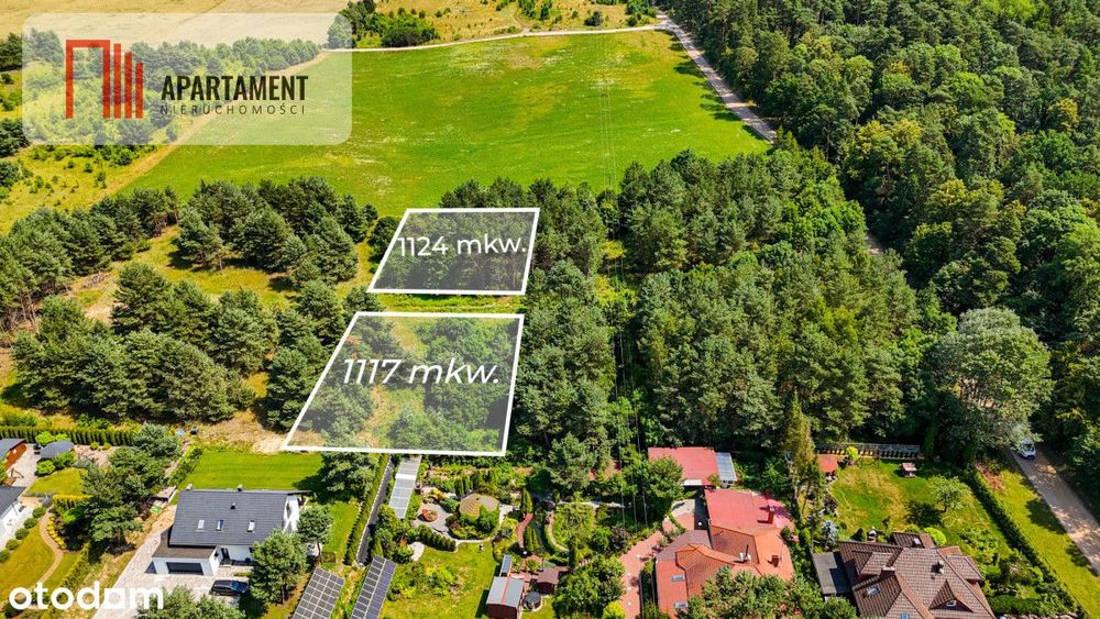 Tylko u nas!Urokliwe działki budowlane Kruszyn, WZ