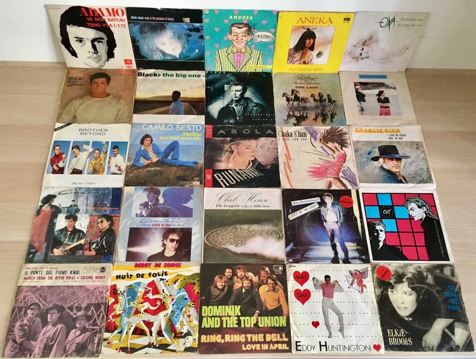 Discos de vinil singles - 2€ cada