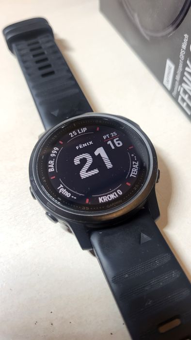 Garmin fenix 6s pro sapphire DLC mapy topo