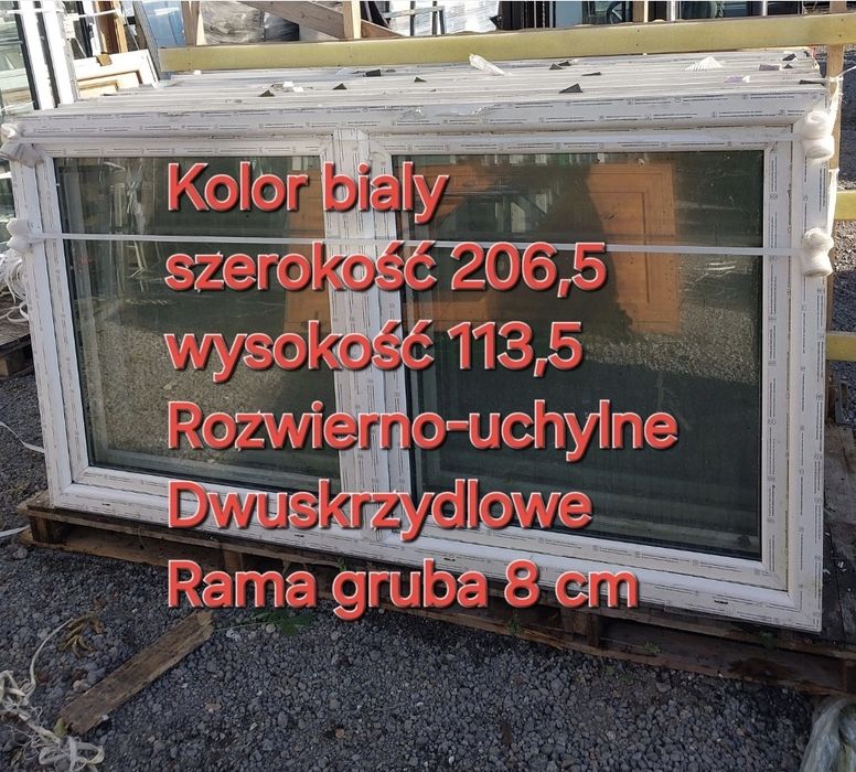 Okno 320x205 Szyby hartowane 6mm Witryna