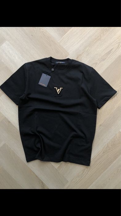 Koszulka haft louis vuitton s-2xl bawelna bluzka tshirt balenciaga ami