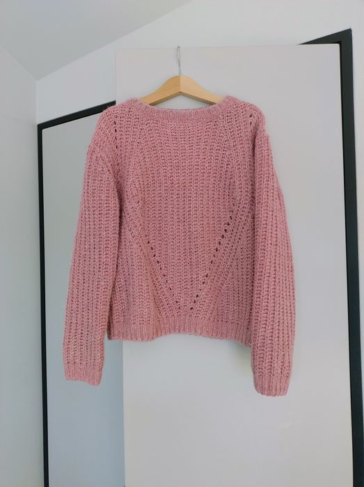 Sweterek marki Primark r. 140/146, pudrowy róż, stan bdb