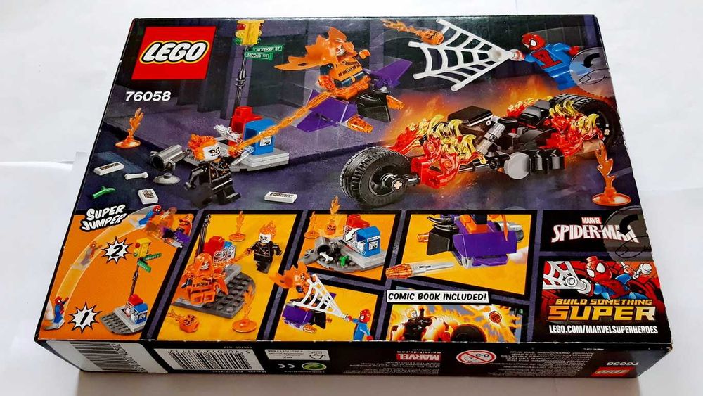LEGO Super Heroes Marvel 76058 Spider-Man Ghost Rider Team-up selado