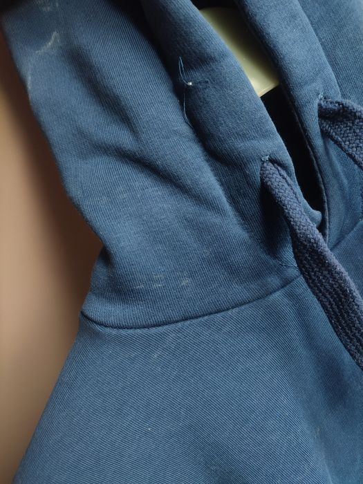 Bluza męska grube lolo niebieska granatowa M 38