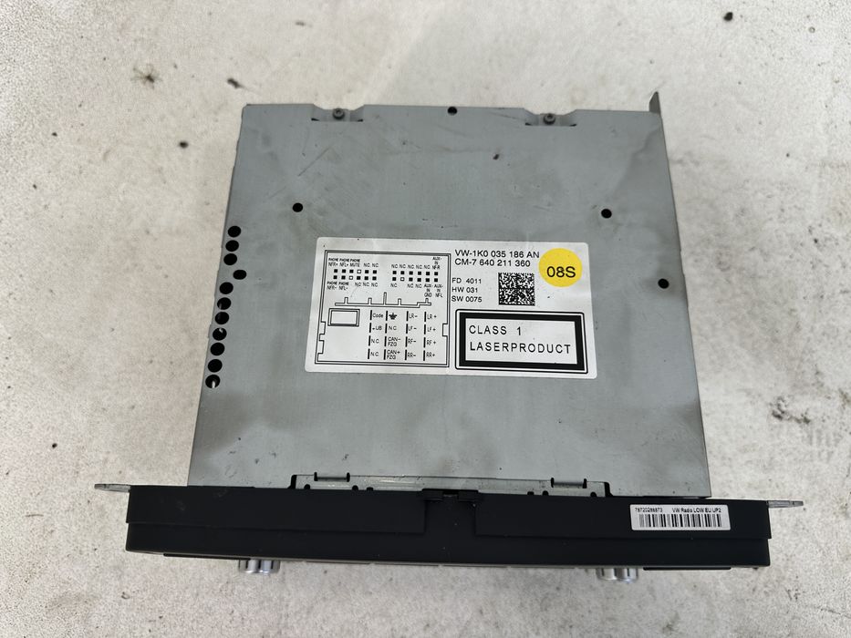 Volkswagen Passat B7 radioodtwarzacz radi CD MP3 Bluetooth VW