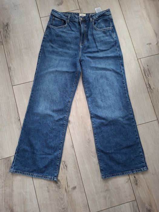 Spodnie jeansowe wide leg r. 42 C&A