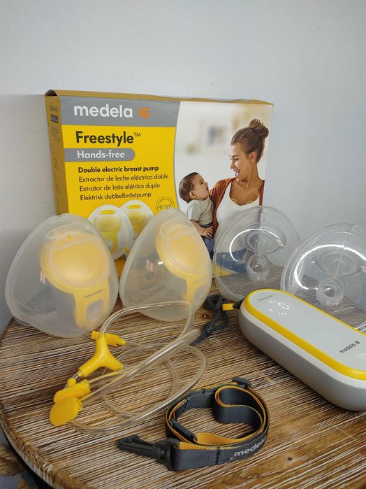 Bomba Extratora Elétrica Medela Freestyle Hands-Free Dupla