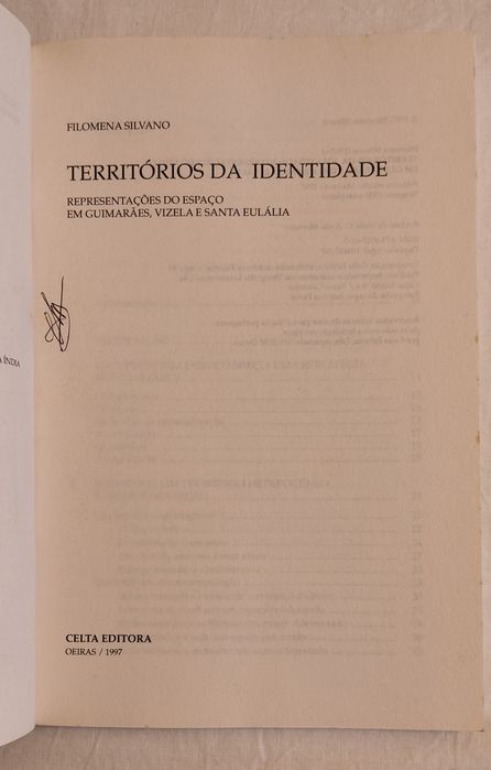 Filomena Silvano, Territórios da Identidade