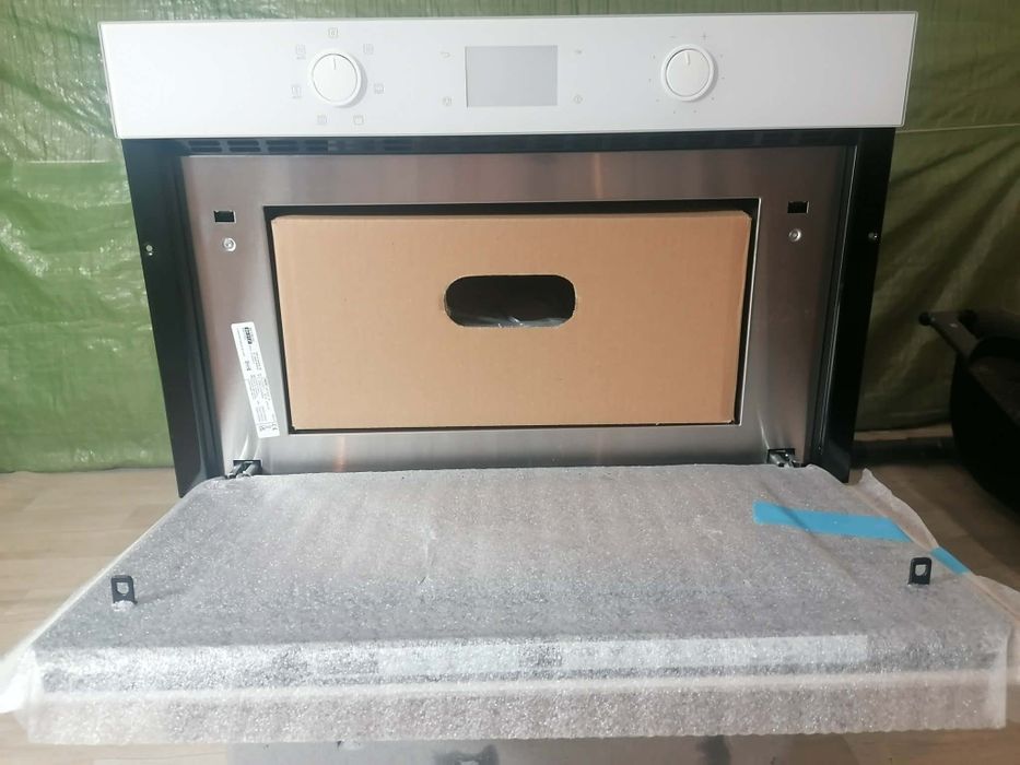 Zupełnie nową mikrofalówka biała z funkcją pieczenia Ikea bejublad