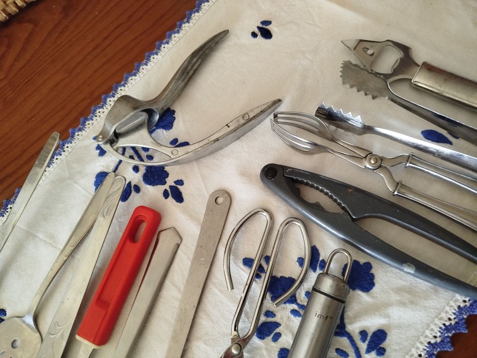 Diversos utensílios de cozinha