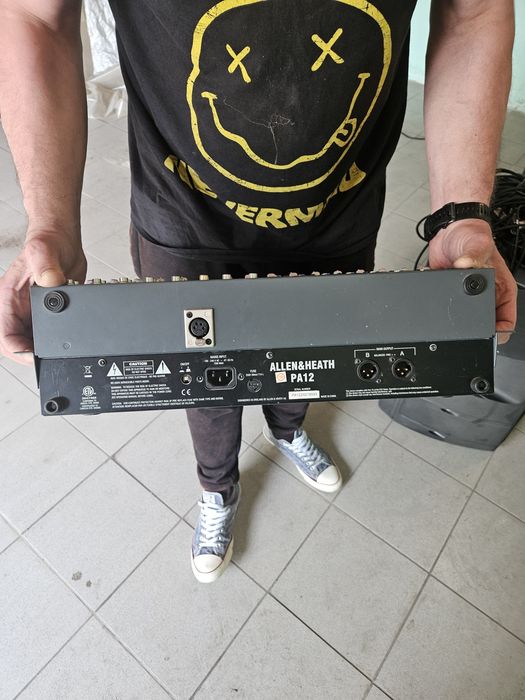 Звуковий комплект: Активні колонки DAP Audio 15" + Мікшер Allen & Heath PA12 + Стійки та кабелі