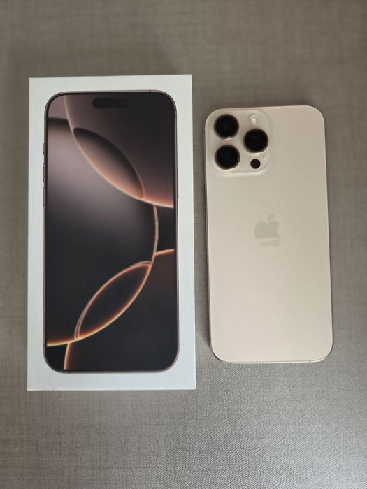 iPhone 16 Pro Max 512GB Desert Titanium, стан нового, Гарантія + Топ-комплект
