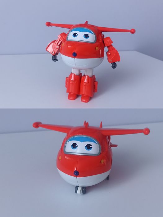 Transformująca się figurka Super Wings Dżetek(Jett).