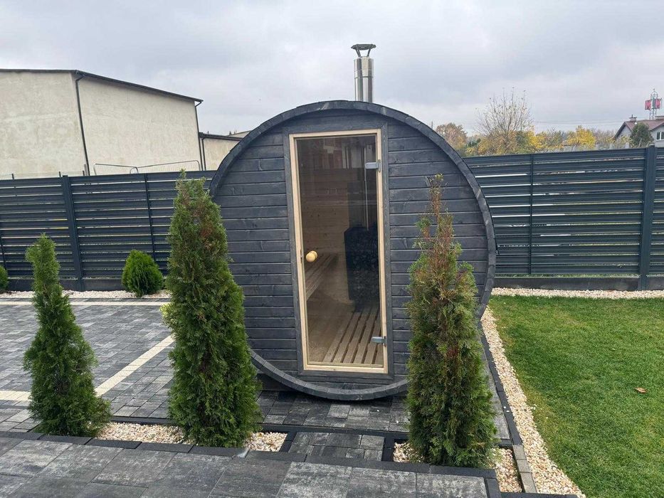 Sauna ogrodowa beczka 2mb ZRÓB TO SAM !!!