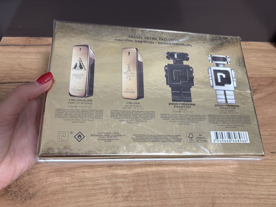 Подарунковий чоловічий набір paco rabbane