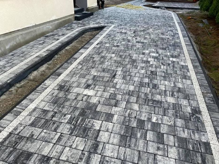 Kostka brukowa Partenon 6 Tytan Tiramisu Piryt palisady obrzeża Forbet