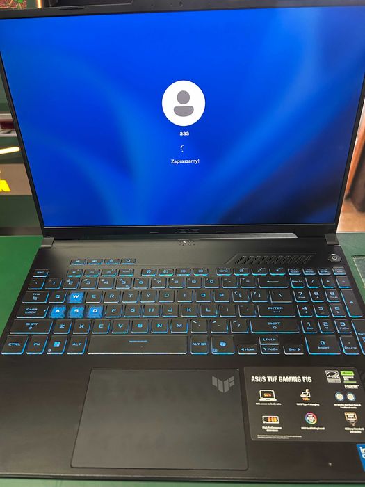 Laptop ASUS TUF Gaming F16  FX607VJ | RTX 3050 | Gwarancja do 2028! Kondycja baterii: 98,78%
