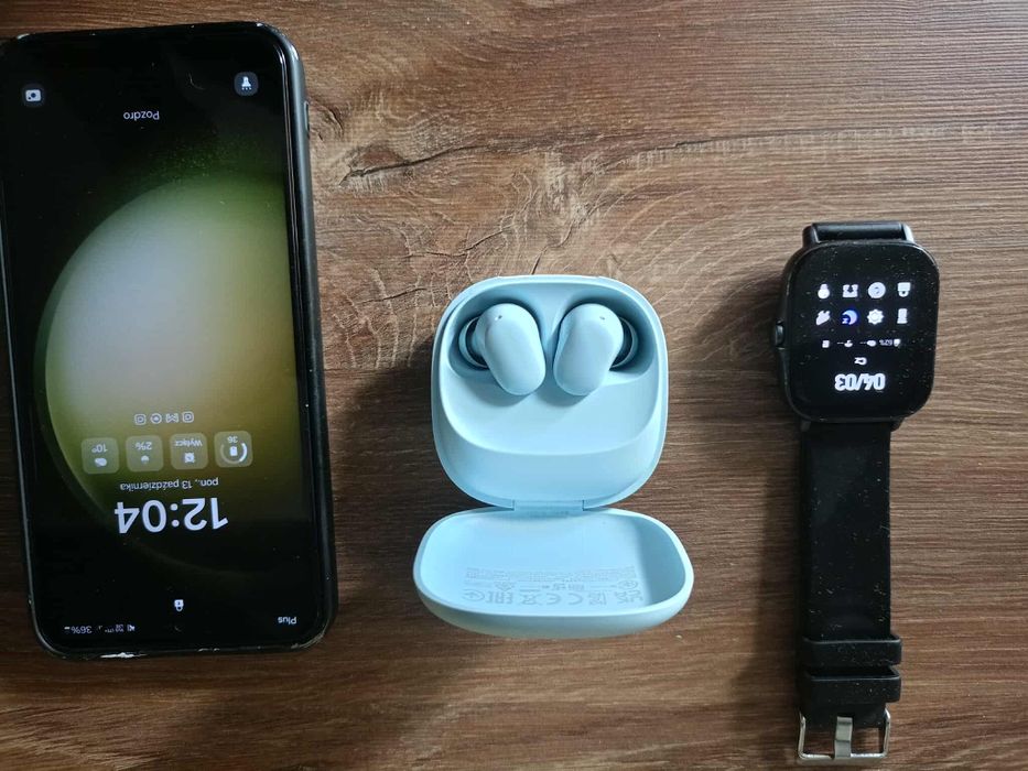 Samsung galaxy s23, Redmi Buds 6, amazfit gts 2e