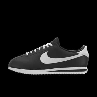 Buty czarne męskie / damskie, Nike Cortez By You, rozmiar 40.