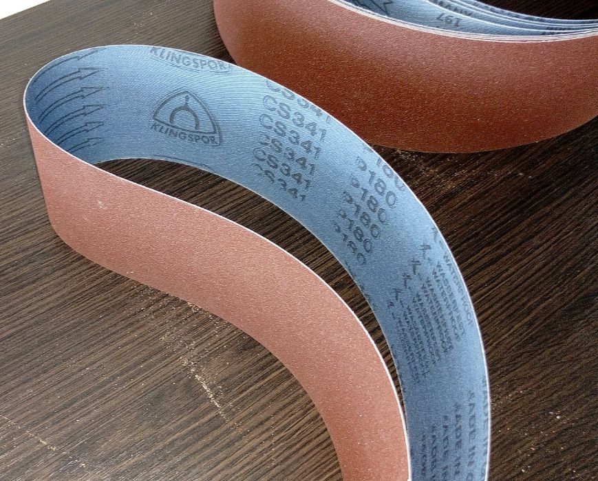 Шлифовальная лента по стеклу 100х1830 Klingspor