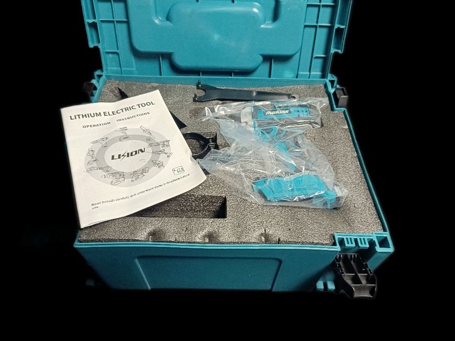 Kit 3 Máquinas (Novo) | Berbequim + Impacto + Rebarbadora | Comp. Maki