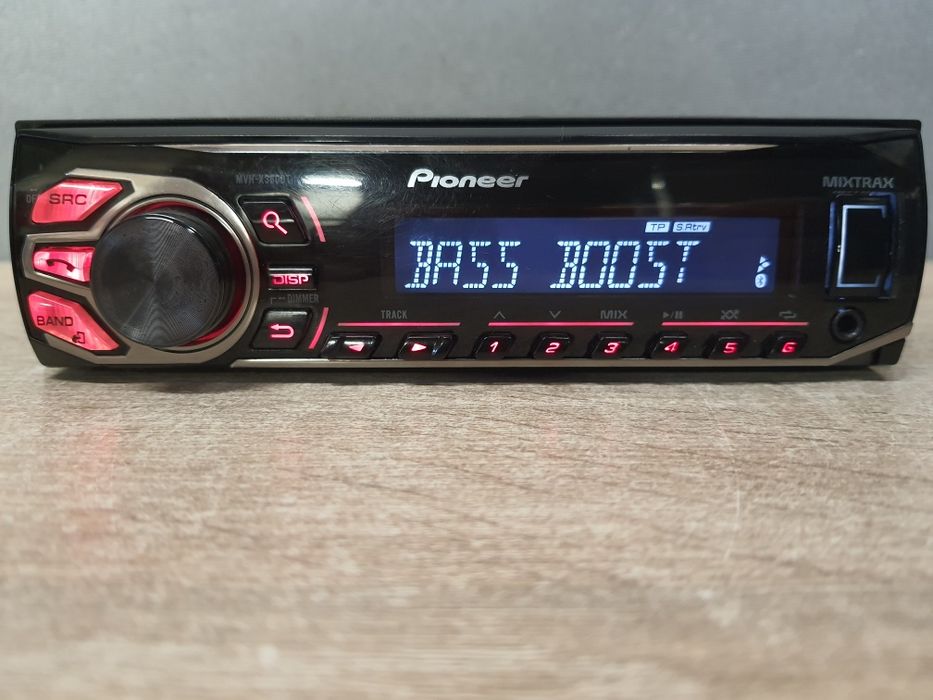 Radio samochodowe Pioneer MVH-X360BT USB, Aux Mp3 Flac, Bluetooth RCA wzmacniacz zadbane
