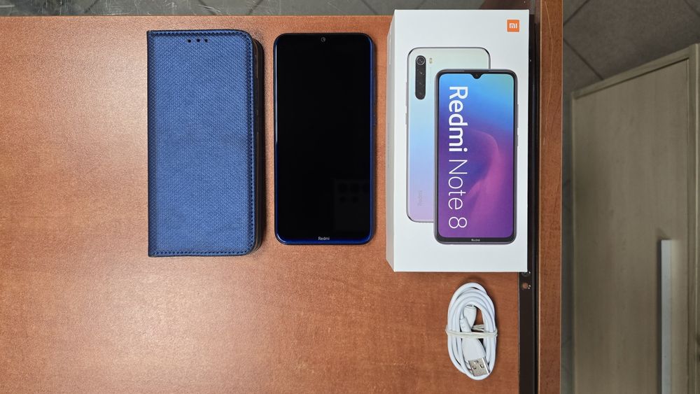 Xiaomi Redmi Note 8 Dual Sim 64GB/4GB RAM niebieski, stan bdb
