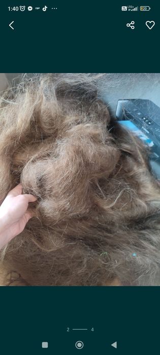 Włosy naturalne na dredy 1 kg