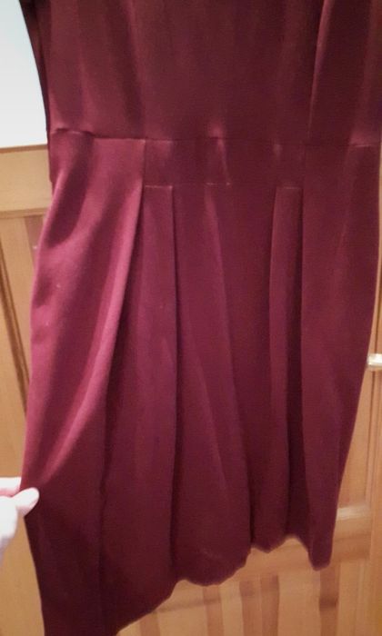 Tatuum burgundowa sukienka 42 model Pufa