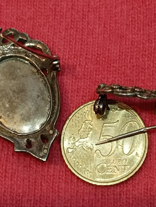 Peças em prata antigas