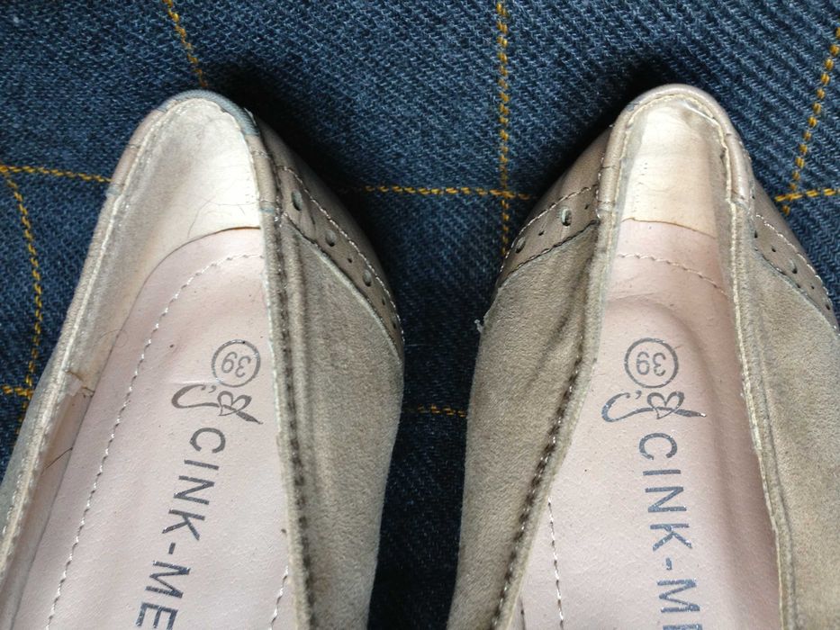 Туфли, балетки Cink Me, кожа, Франция, р.39