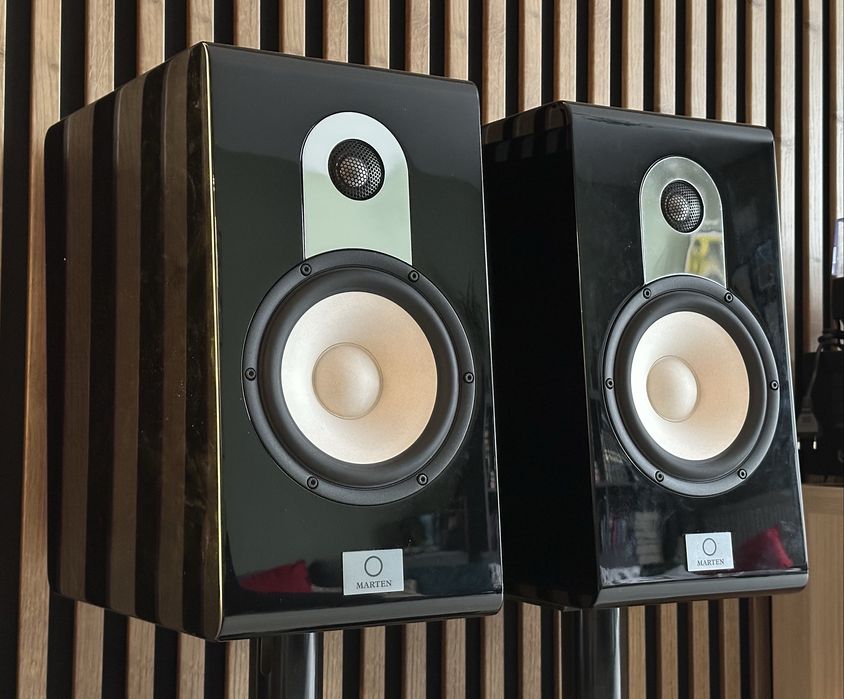 Kolumny podstawkowe Marten Monitory Czarny Połysk High End