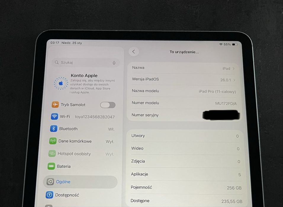 iPad Pro 11  1 gen Opis