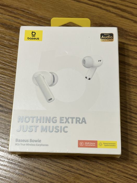 Безпровідні навушники Baseus Bowie M2s | шумодав | 4 мікрофони