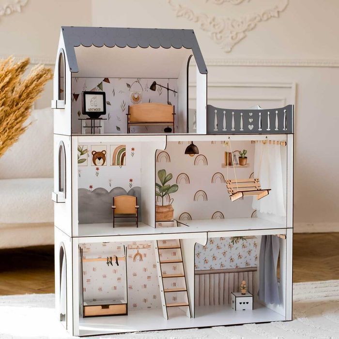 Великий ляльковий будинок Барбі та Лол кукольный домик