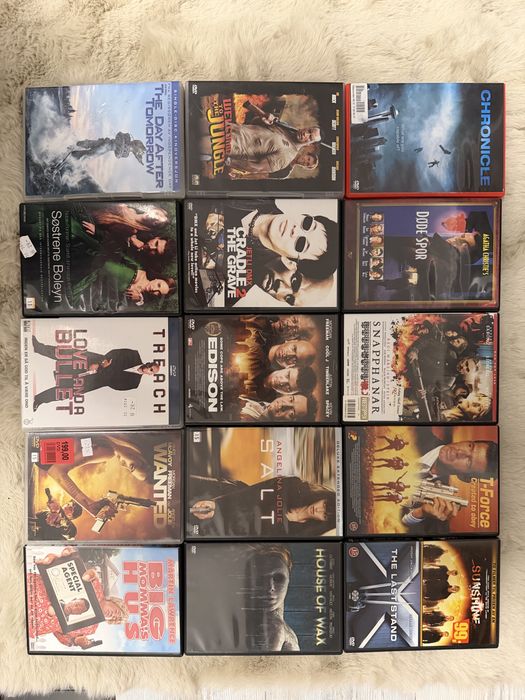Filmy DVD 10 zł/szt.