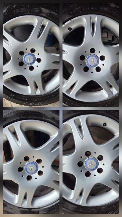 Koła, alufelgi 5x112, opony letnie, R17 225/55