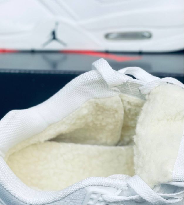 Кожаные зимние кроссовки Jordan Aura 4 / зимові кросівки Найк Аура 4