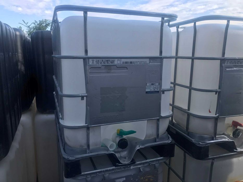 Zbiornik IBC mauzer 600L paletopojemnik na wodę paliwo
